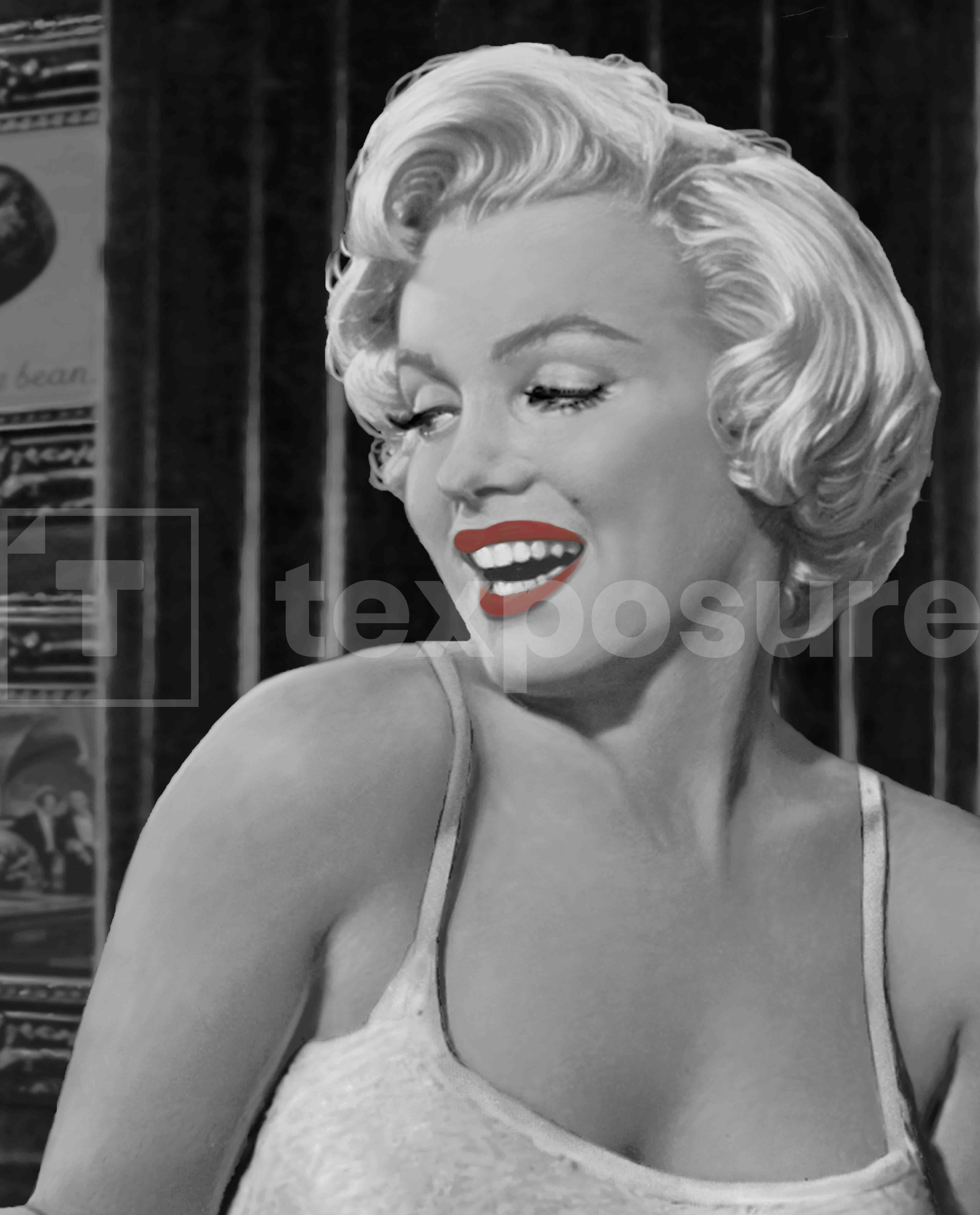 Lage resolutie foto met watermerk