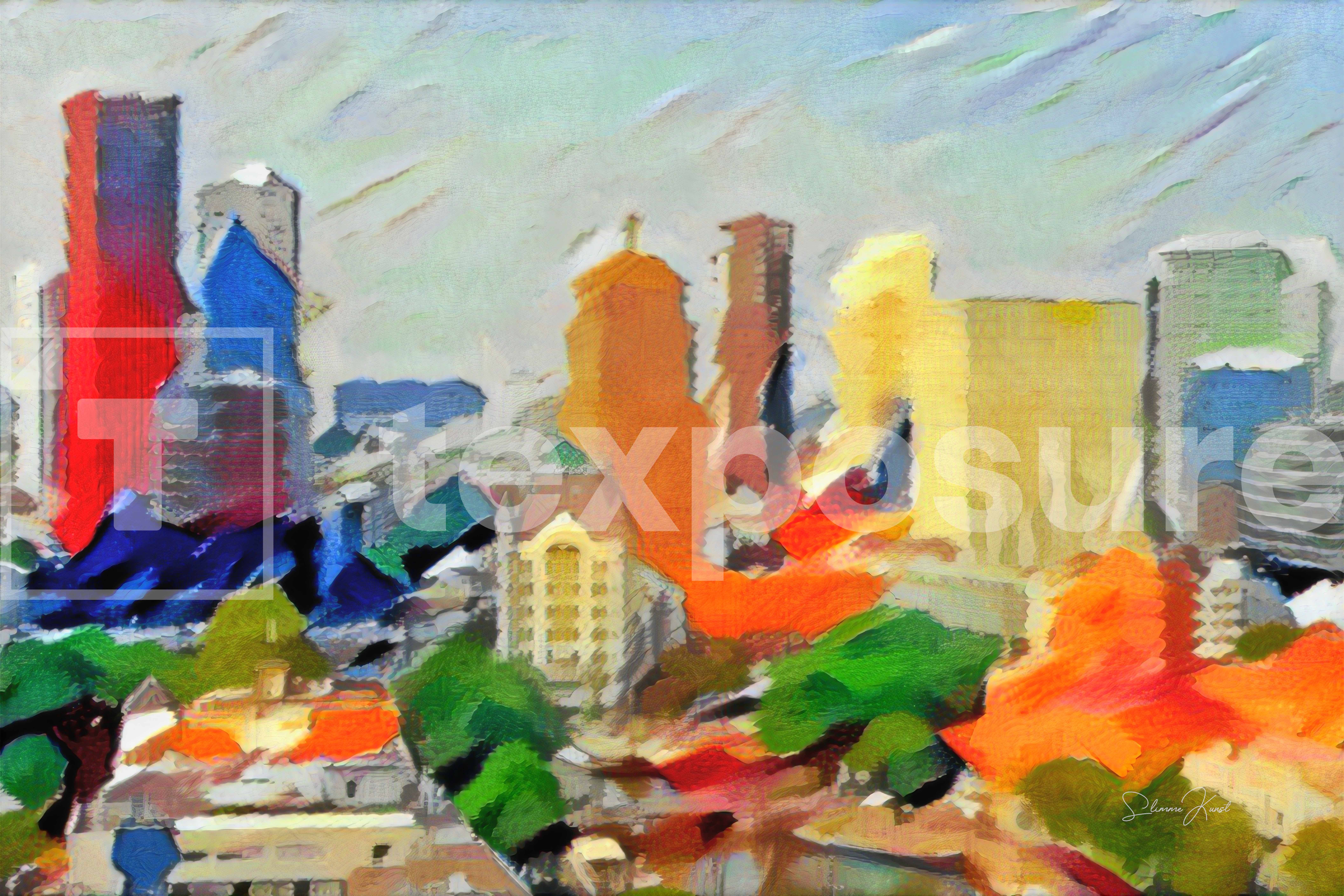 Lage resolutie foto met watermerk