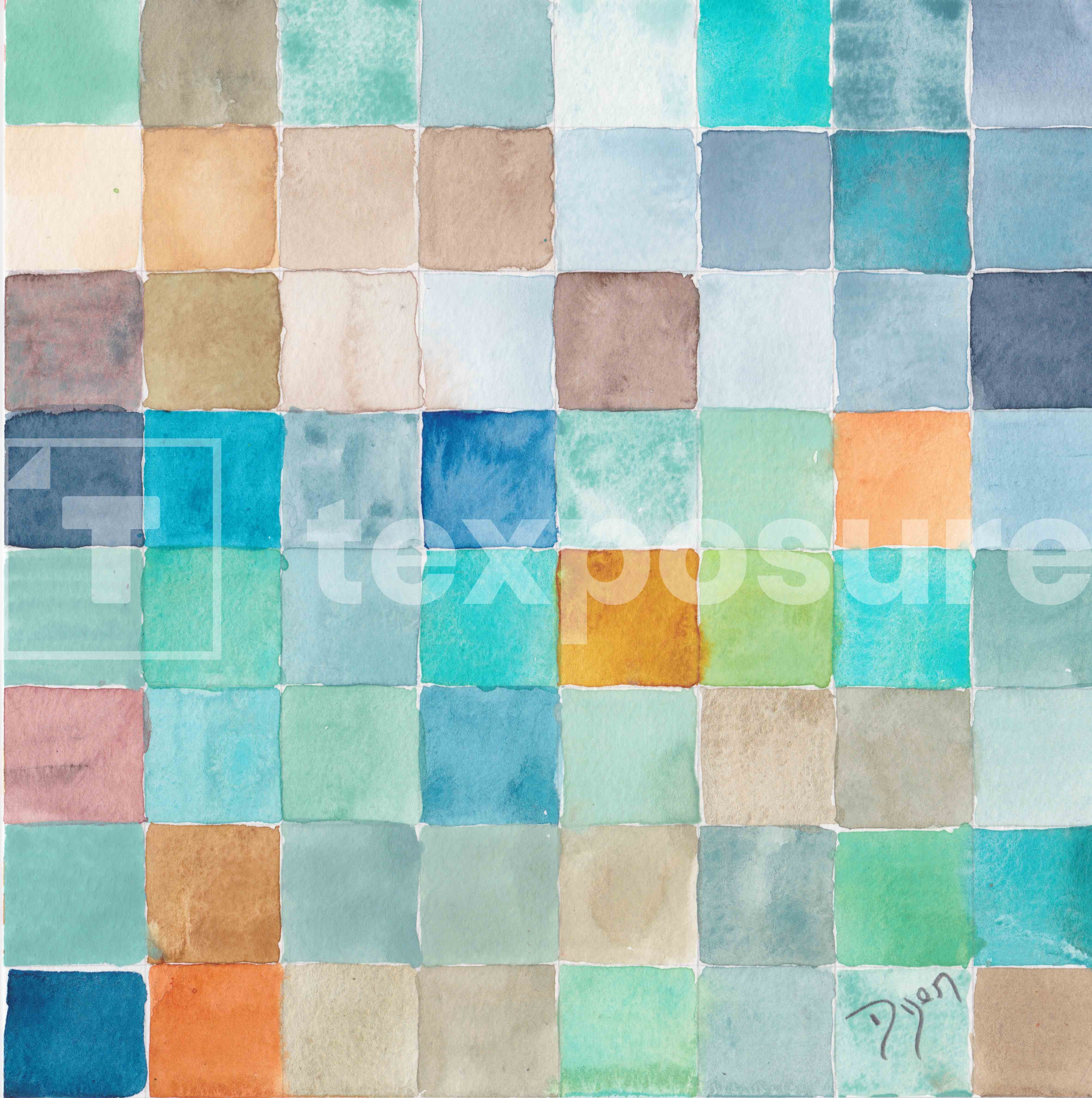 Lage resolutie foto met watermerk