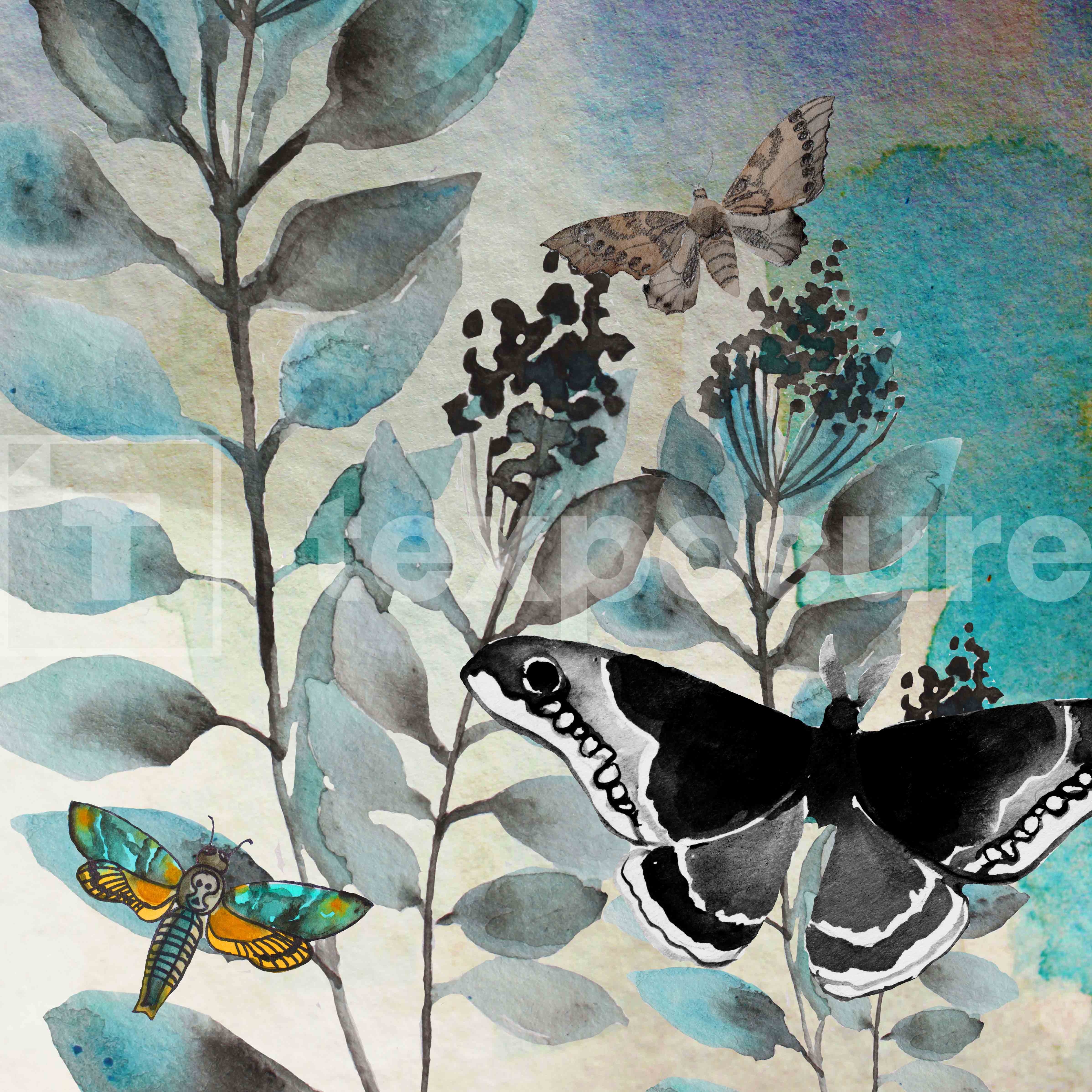 Lage resolutie foto met watermerk